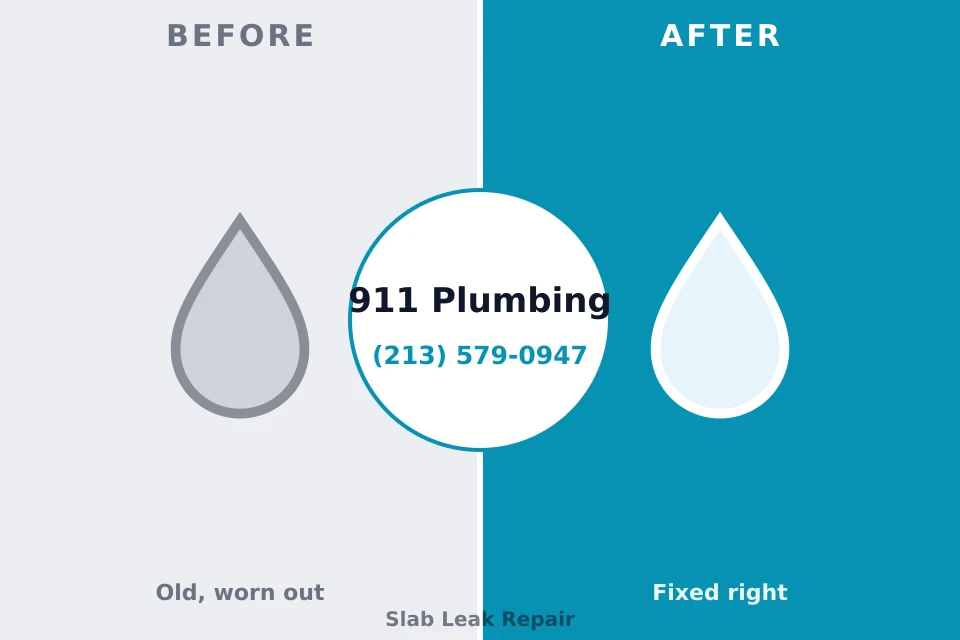 Before and after: plumbing company Kaser, NY